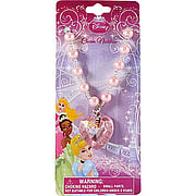 Disney Princess Charm Necklace Pink - 