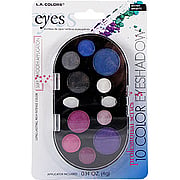 10 Color Eyeshadow Palette Brights - 