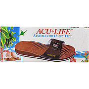 Brown with Buckle M12 with 13 Massage Sandals - 