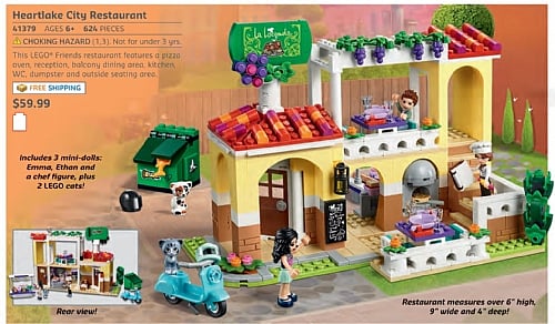 Lego friends best sale city restaurant