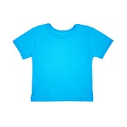 Organic T Shirt Bright Turquoise - 