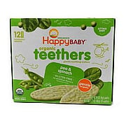 Gentle Teethers Organic Teething Wafers Pea & Spinach  - 