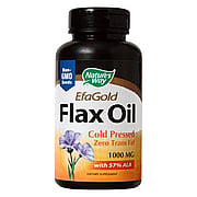 Certified Organic Flax Oil - EFA Gold 1000 mg -