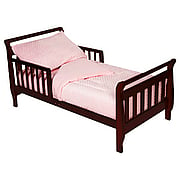 Heavenly Soft Minky Dot Toddler Bed Set Pink - 