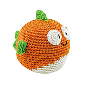 Hand Crocheted Fish Roly Poly Rattle - 