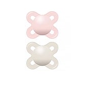 Matte Non Deco Pacifier Girl for 0-3 Months - 