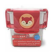 Zoo Stainless Steel Lunch Kit Fox - 