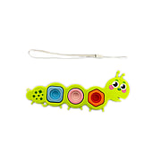 Infant intelligence early education thinking press fingers bubble Music Green caterpillar