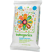 <strong>Baby Ganics 甘尼克天然无香婴儿童植物便携手口湿巾 40片</strong>