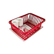 Clair H-9608 Dish Drainer With Tray Red - 