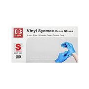 Vinyl Synmax Exam Glove Latex Free, Powder Free & Protein Free Small - 