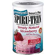 Strawberry Simply Natural SPIRU-TEIN Shake - 