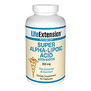 Super Alpha Lipoic Acid with Biotin 250 mg - 