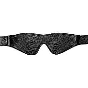 Onyx Leather Blindfold - 