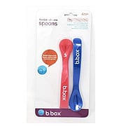 baby spoon twin pack - blue/red - 