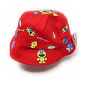 Children Protective Bucket Hat Sesame Street Red - 