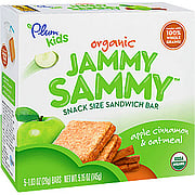 Apple Cinnamon & Oatmeal Organic Jammy Sammy Bars - 