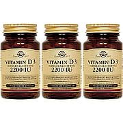 3 Bottles of Vitamin D3 2200 IU - 