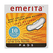 Natural Cotton Ultra Thin Pads Daytime w/Wings - 