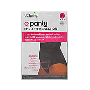 C-Panty C-Section Underwear, High Waist L / XL Black - 