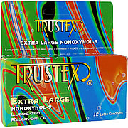 Extra Large Nonoxynol 9 Condoms - 
