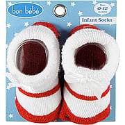 Infant Socks Red & White - 