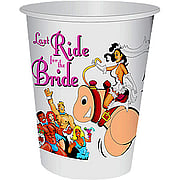 Last Ride For The Bride: Cups 12oz. - 