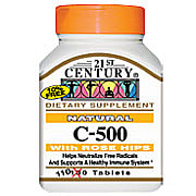 Vitamin C 500 mg with Rose Hip - 