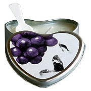 Grape Edible Heart Suntouched Candle - 