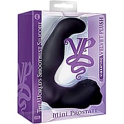 Velvet Plush Mini Prostate Massager Black - 