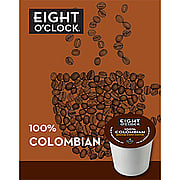 Gourmet Single Cup Coffee 100% Colombian Eight O'Clock - 