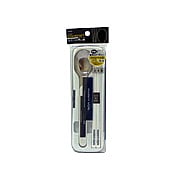 Modern Style CCD2 Chopsticks & Spoon Set w/Case Navy Blue - 