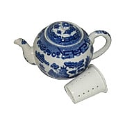 Blue Willow Teapot with Infuser -
