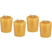 Pure Beeswax Candles Votives, Hexagon Shaped  - 
