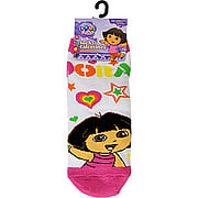 Dora The Explorer Socks Pink & White - 