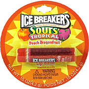 Ice Breakers Sours Tropical Lip Balm Peach Dragonfruit - 