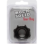 Rock Solid Gear Ring Black - 