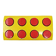 8-Brick Lunch Box, Mini, Bright Red -