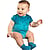 Organic Baby Blue Tie Dye Body Suits 6-12 - 