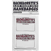 Bachelorette Name Badges - 