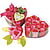 Bubble Bath Roses in Heart Box - 