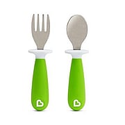 Raise Toddler Fork & Spoon Set Green - 