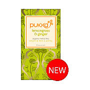 Organic Herbal Teas from England Organic Lemongrass & Ginger Enriching - 