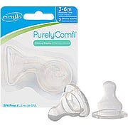 PurelyComfi Silicone Nipples Fast Flow - 