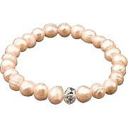 Pink Plain Love Keilani Pearls Bracelets - 