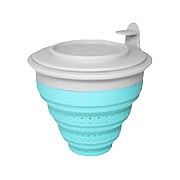 Tuffy Steepers Turquoise Folding Steeper w/ Lid - 
