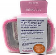 <strong>Thinkbaby辛克宝贝-婴儿不锈钢带盖便当盒-粉色</strong>