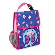 Zoo Lunch Bag w/ Flap Closure Butterfly - 