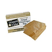 Unbleached Natural Waxed Paper Bags 7 13/16'' x 6'' x 2 3/4'' - 