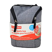HEATHER Grey GRAB & GO double bottle bag - 